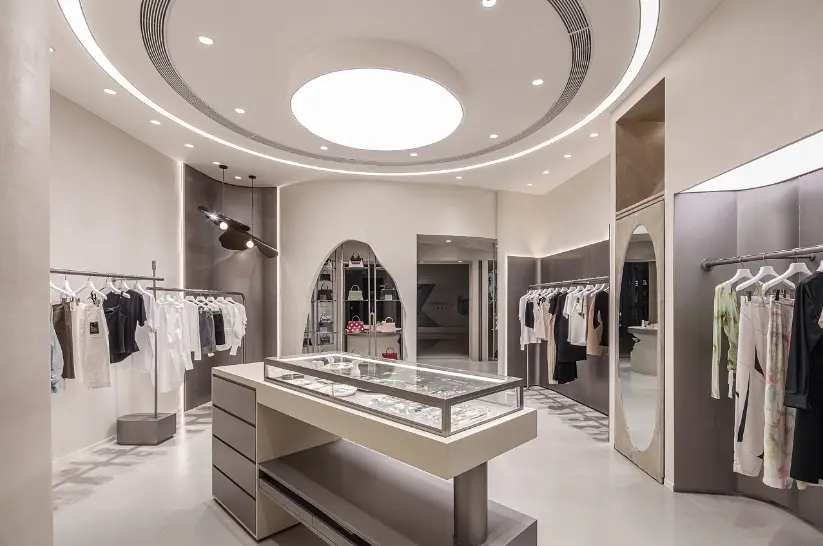 SuppliersSeasonal Apparel Merchandising Solutions Club-house 1.Free Design; 2.Value-added Services(provided Free Solution Concept); 3.Installation Instruction; 4. Take Measurements; 5. Professional After-sale Service 4
