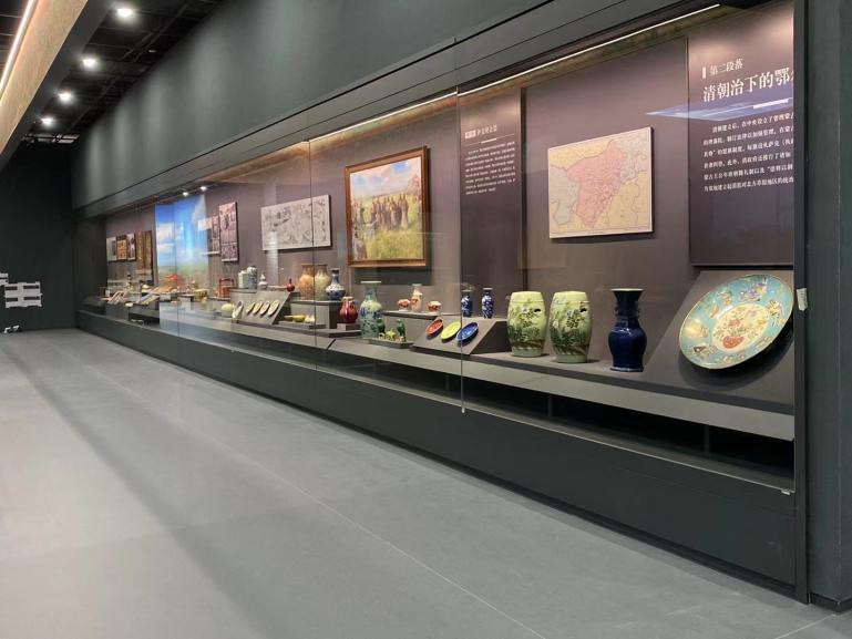 Ventas directas de fábrica de exhibición grande de vitrinas de vidrio de calidad de museo 6