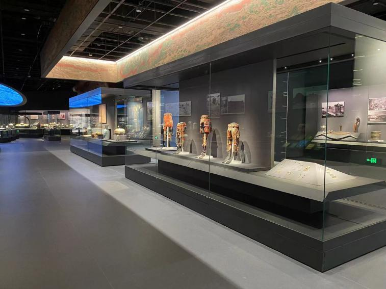 Ventas directas de fábrica de exhibición grande de vitrinas de vidrio de calidad de museo 3