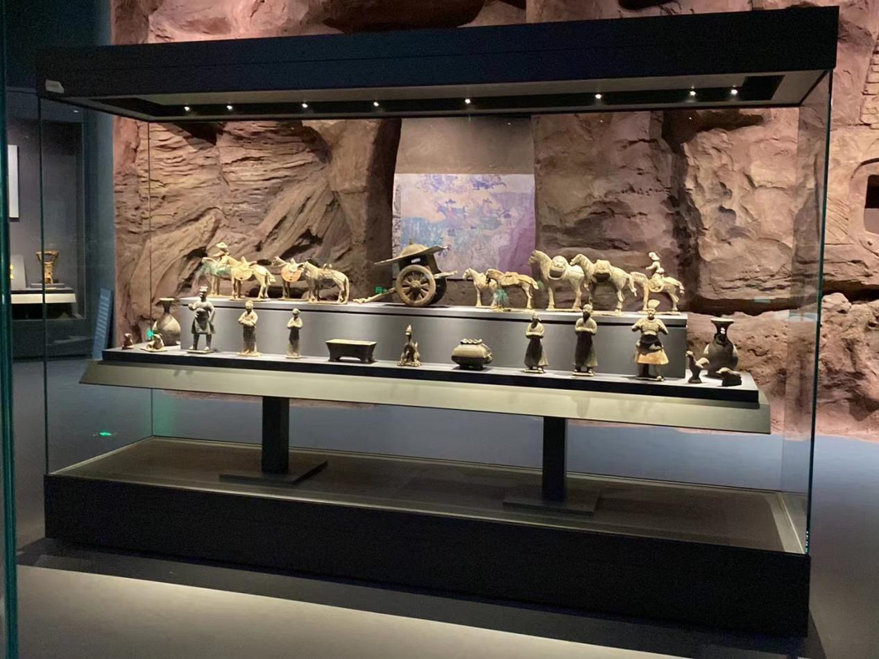 Ventas directas de fábrica de exhibición grande de vitrinas de vidrio de calidad de museo 4