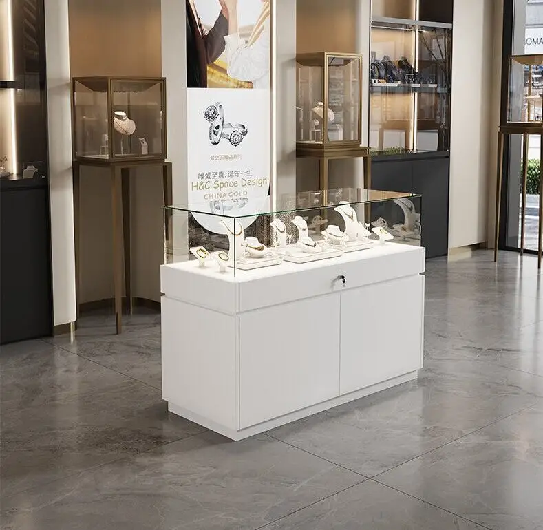Factory Custom Glass Showcase Solutions for Retail Price List 2