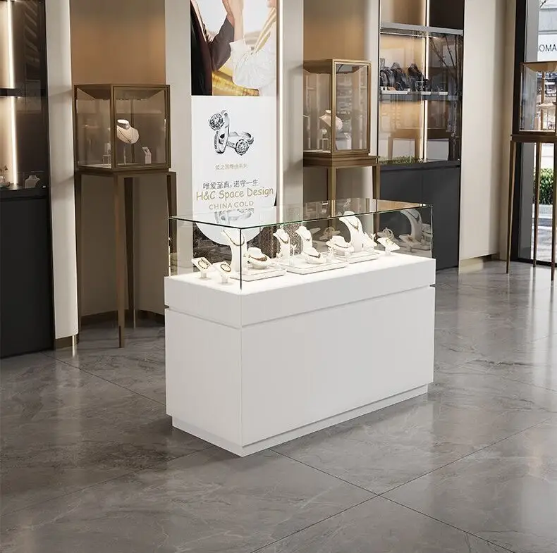 Factory Custom Glass Showcase Solutions for Retail Price List 3