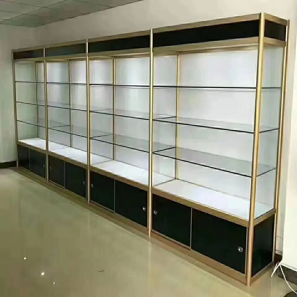 Retail Wall Display Cases 1.Free Design; 2.Value-added Services(provided Free Solution Concept); 3.Installation Instruction; 4. Take Measurements; 5. Professional After-sale Service by LUXE Showcases 6