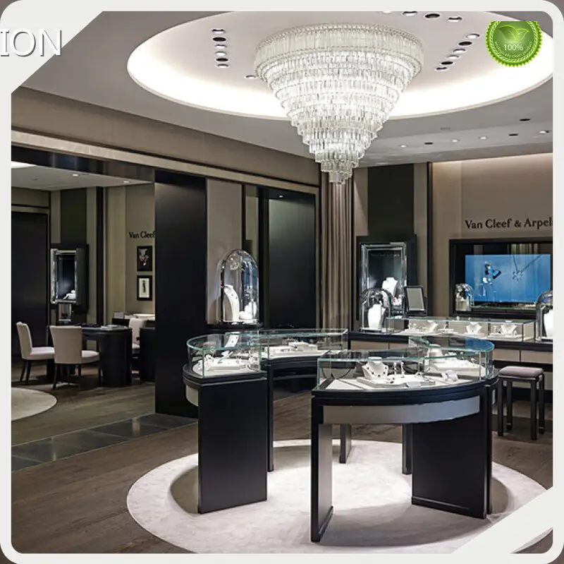 Jewelry Display Cases 1.Free Design; 2.Value-added Services(provided Free Solution Concept); 3.Installation Instruction; 4. Take Measurements; 5. Professional After-sale Service - - LUXE Showcases 1