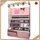 Commercial Display Cabinets Pink Cosmetic Showcasesfor Business 1