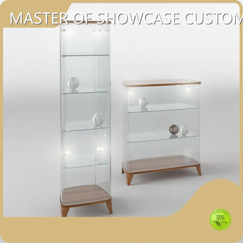 Custom Made Glass Display Cases Manufacturer - - LUXE Showcases 1