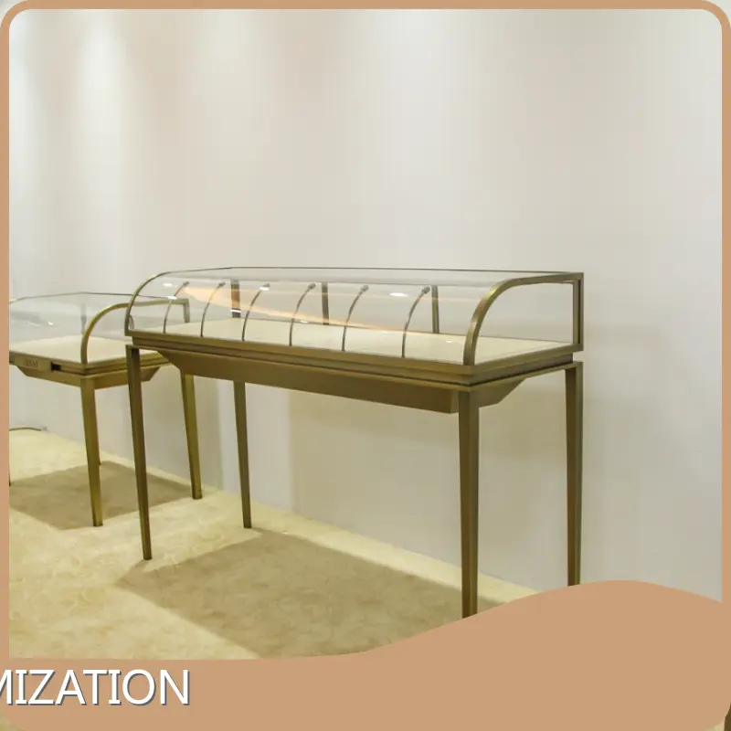 Top Glass Showcase Display Cabinet Factory 1