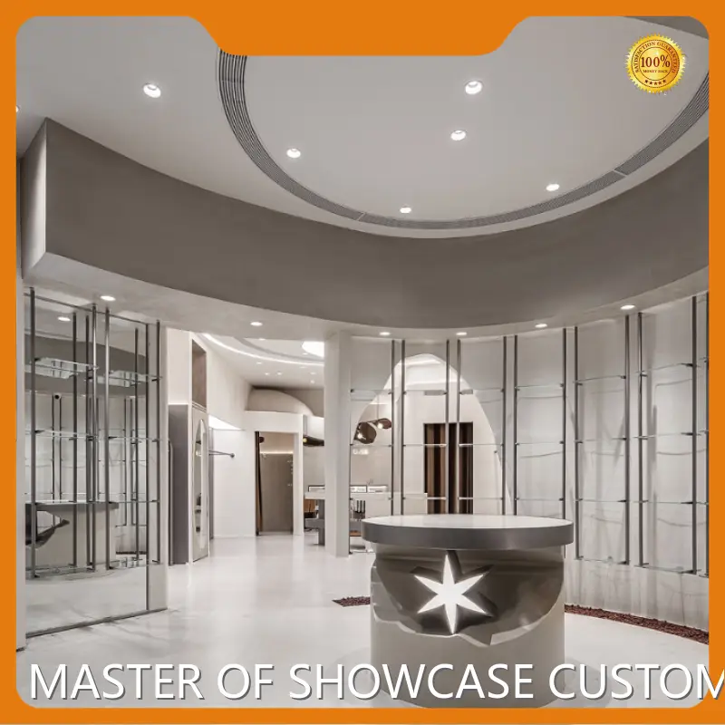 SuppliersSeasonal Apparel Merchandising Solutions Club-house 1.Free Design; 2.Value-added Services(provided Free Solution Concept); 3.Installation Instruction; 4. Take Measurements; 5. Professional After-sale Service 1
