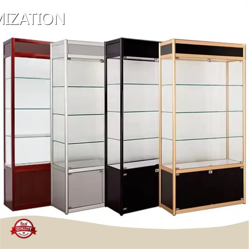 Retail Wall Display Cases 1.Free Design; 2.Value-added Services(provided Free Solution Concept); 3.Installation Instruction; 4. Take Measurements; 5. Professional After-sale Service by LUXE Showcases 1