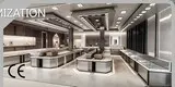 Modern Jewelry Showcase LUXE Showcases - - LUXE Showcases 1