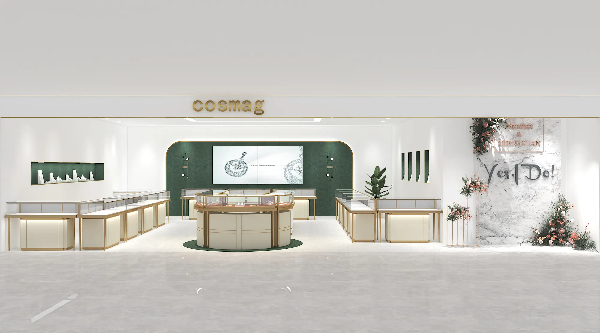 Jewelry Display Cabinets for Sale 1.Free Design; 2.Value-added Services(provided Free Solution Concept); 3.Installation Instruction; 4. Take Measurements; 5. Professional After-sale ServiceFactory 5