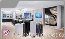 Large Glass Showcase Factory Stainless Steel 1
