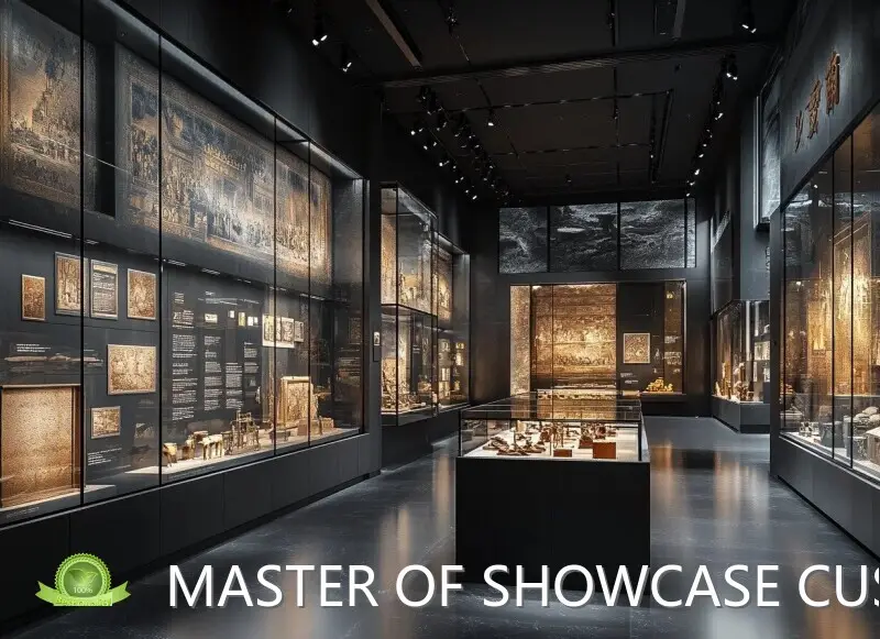 Commercial Jewelry Display Cases Elegant Museum Showcase Design Wholesale - LUXE Showcases 1