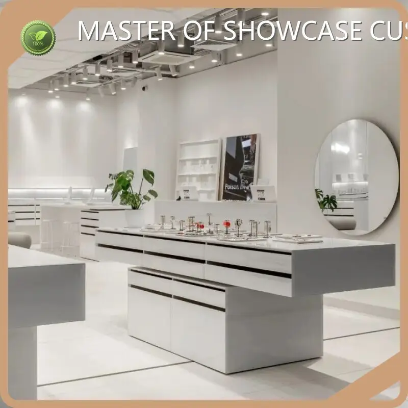 Factory Priceglass Retail Display Cabinet Manufacturer R&D Designer-lighting Designer-soft Fitting Designer and Display Designer) 1