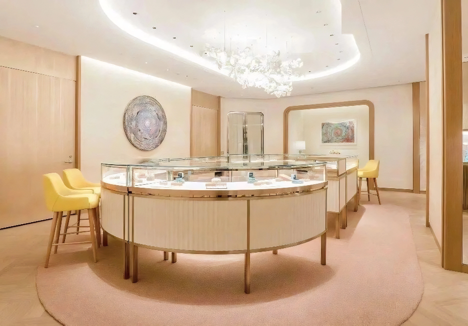 Las mejores exhibiciones de joyas lujosas nuevas exhibiciones de joyas personalizadas 3