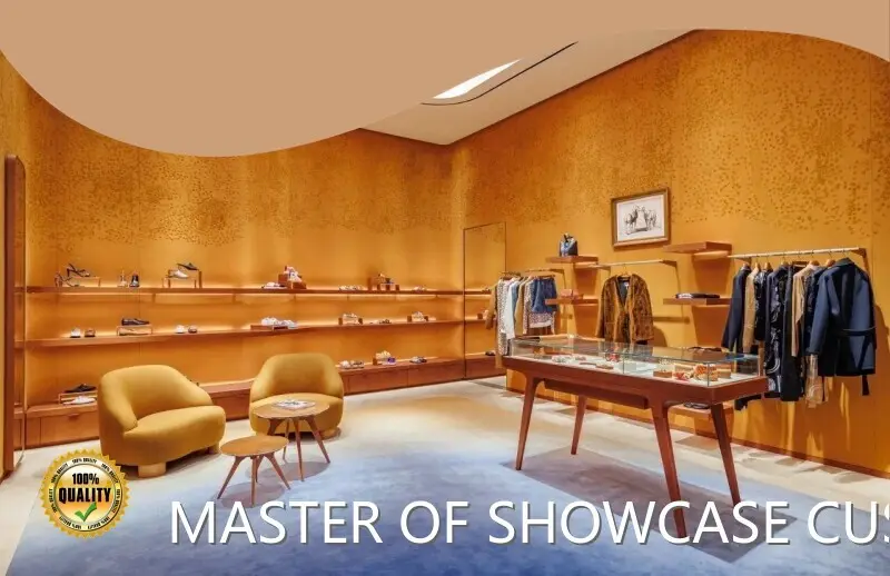 Custom Retail Display Cabinets Clothing Showcase Customization LUXE Showcasesbest Supplier 1