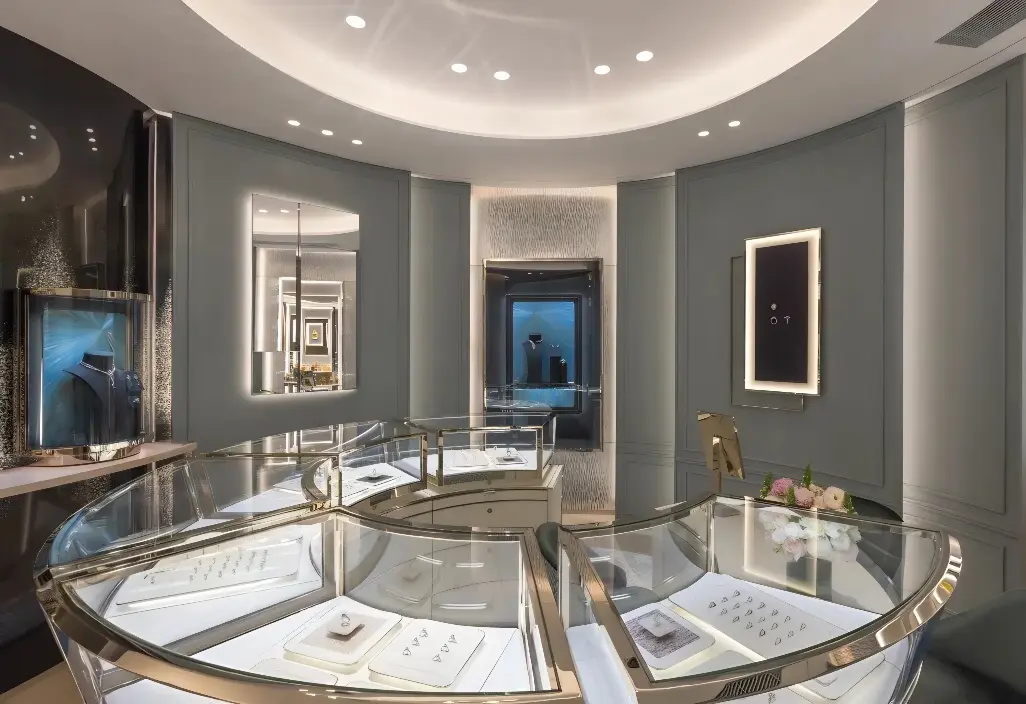 LUXE Showcases Glass Display Case R&D Designer-lighting Designer-soft Fitting Designer and Display Designer)for Sale 5