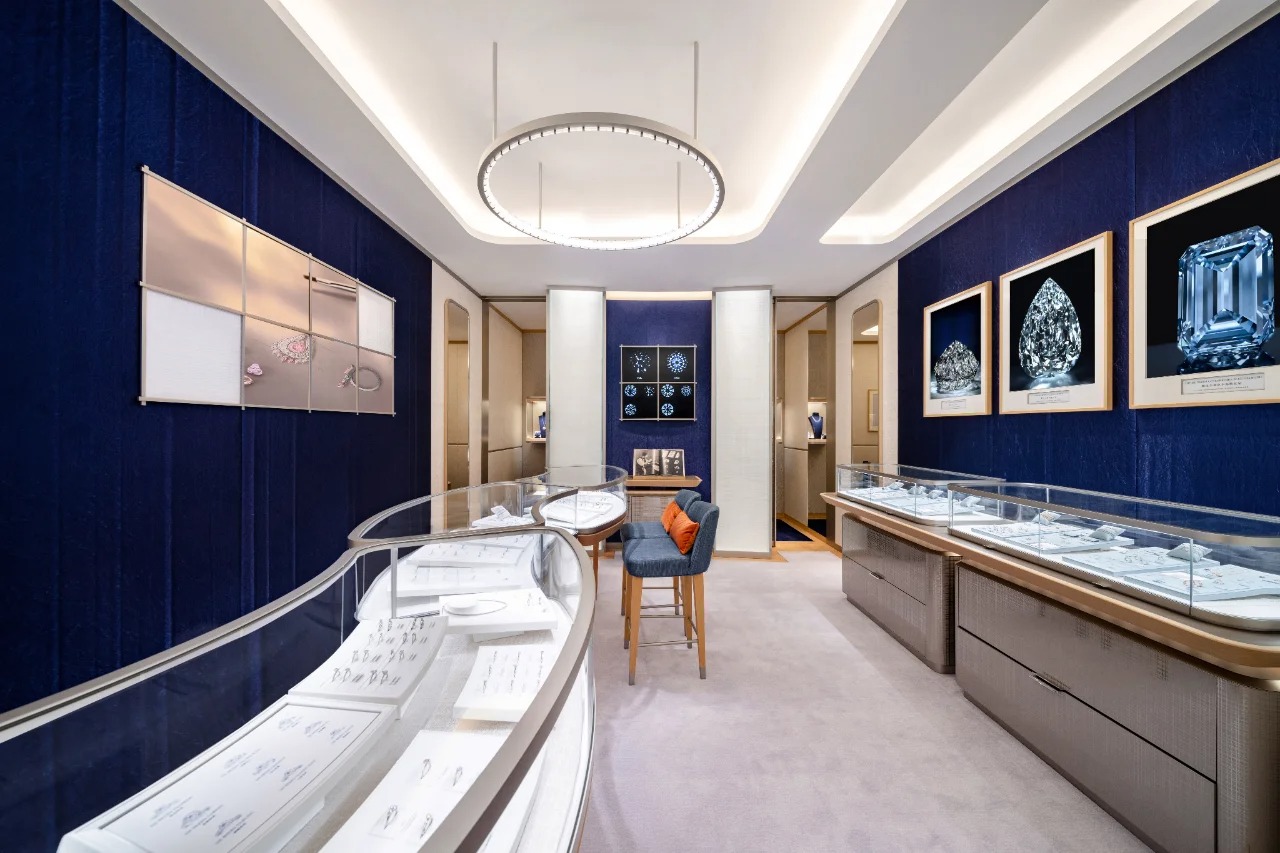 Brand New Design Jewelry Store Showcases Custom Luxurious Commercial Jewelry Display Cases 2