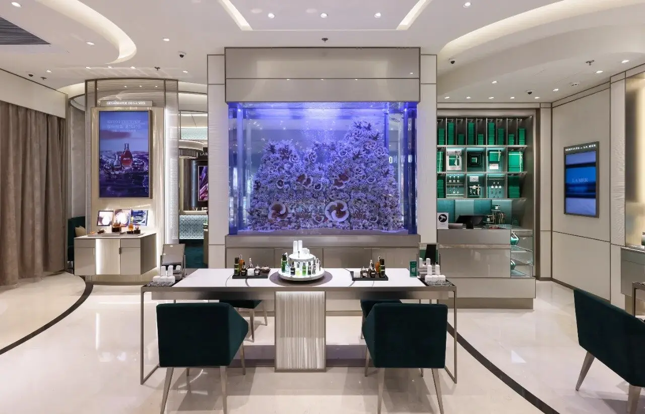 Branded Perfume Display Units Luxury Brand Cosmetic Retail Display by LUXE Showcases 3