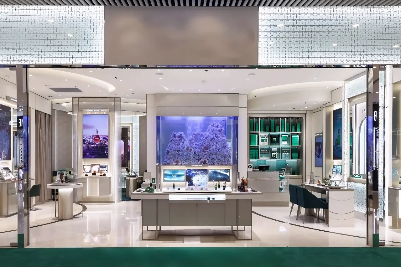 Branded Perfume Display Units Luxury Brand Cosmetic Retail Display by LUXE Showcases 4