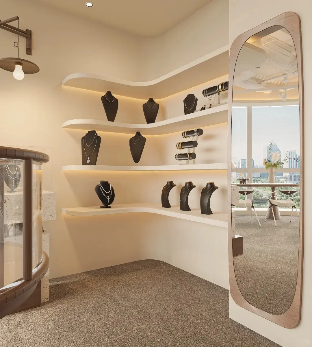 Customized Jewelry Display Showcases 5