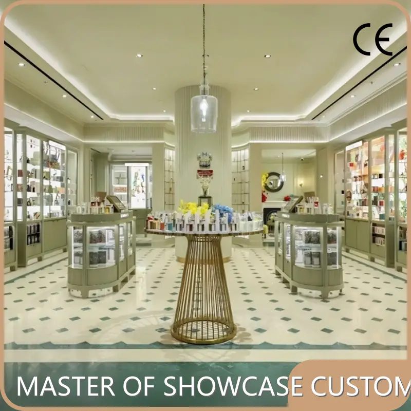 Point of Sale Perfume Displays British Vintage Perfume Showcase Display LUXE ShowcasesCompany 1