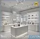Curved Glass Showcase LUXE Showcases by LUXE Showcases 1