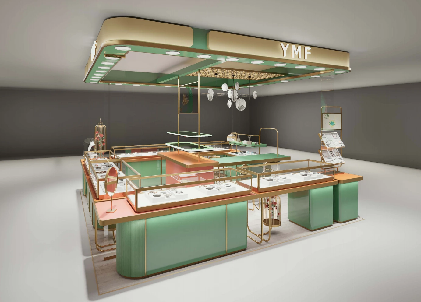 Custom Jewelry Display Counter with Jewelry Shop Design Jewelry Kiosk Furniture and Jewelry Shop Furniture Design Ideas 1