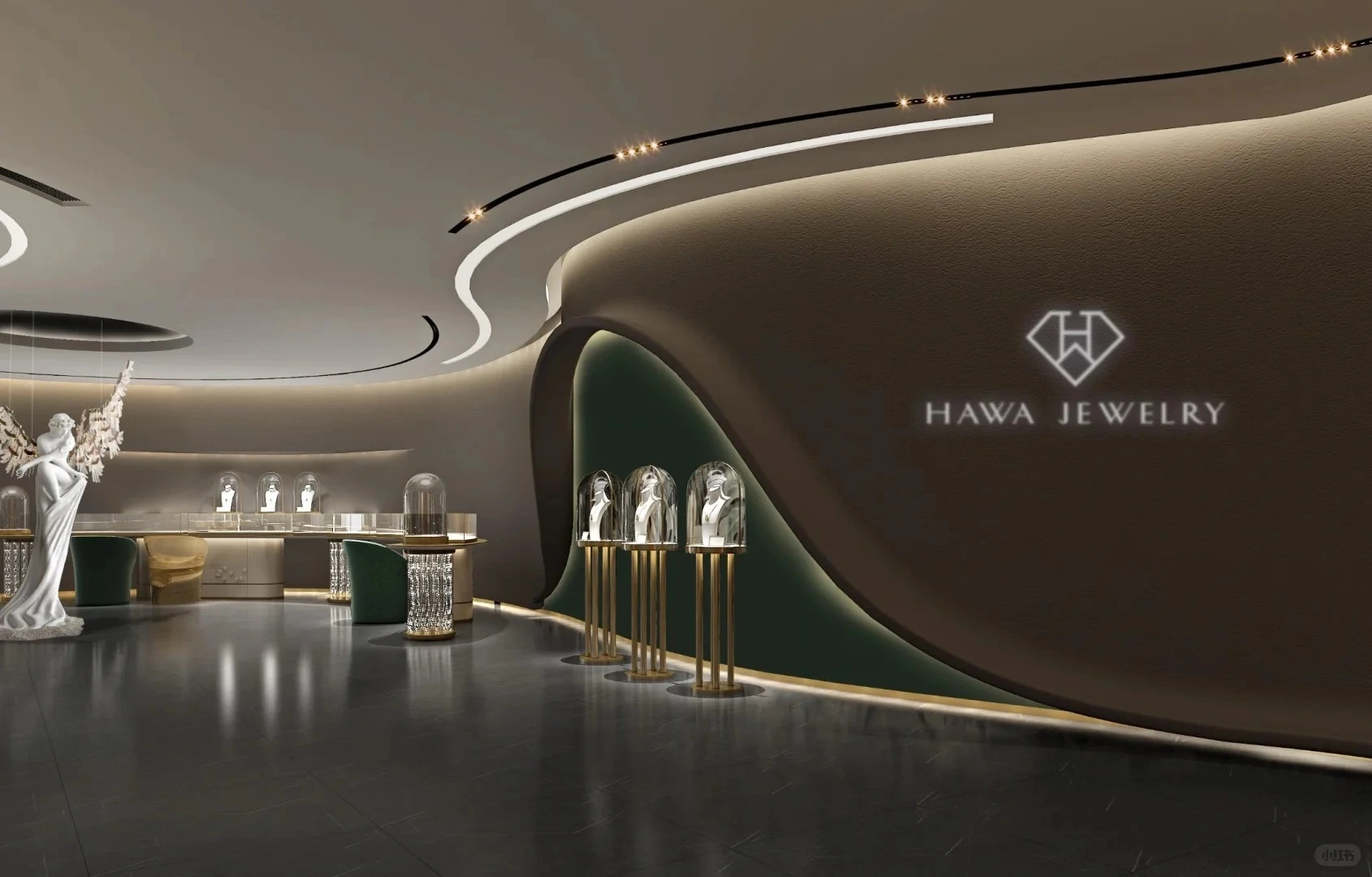 LUXESHOWCASE: Artistic Luxury Jewelry Display Solutions 1