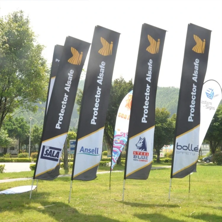 TJ Brand-Full Color Custom Rectangle  Flag-3.3m/10.8' 1