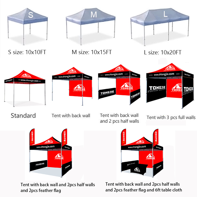 Tenda dobrável personalizada Zelt 3x3m impermeável, com estrutura de alumínio Oxford, 3x3m, ideal para feiras comerciais, eventos ou publicidade. 4
