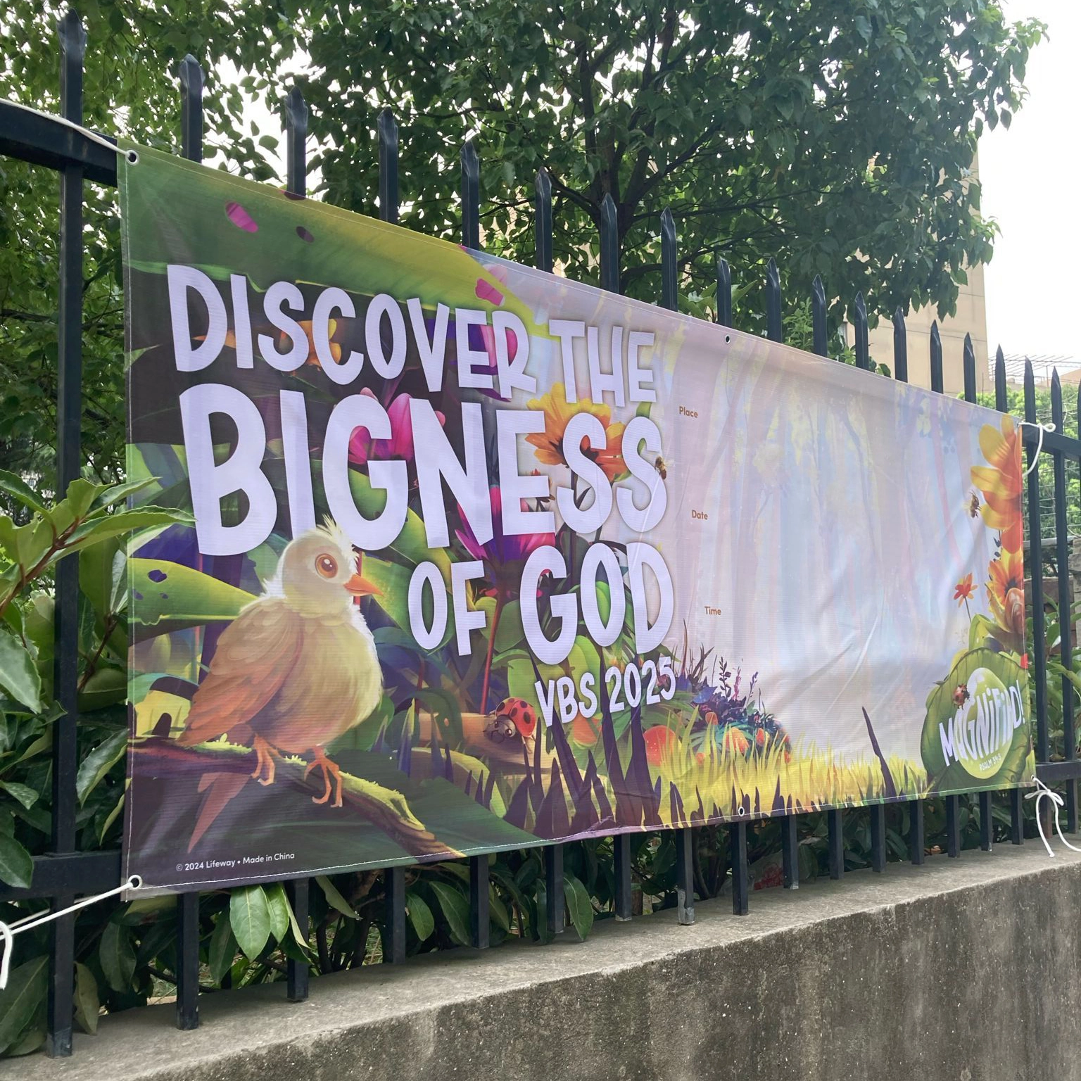 TJ Brand- 10oz Outdoor Vinyl Banner 1