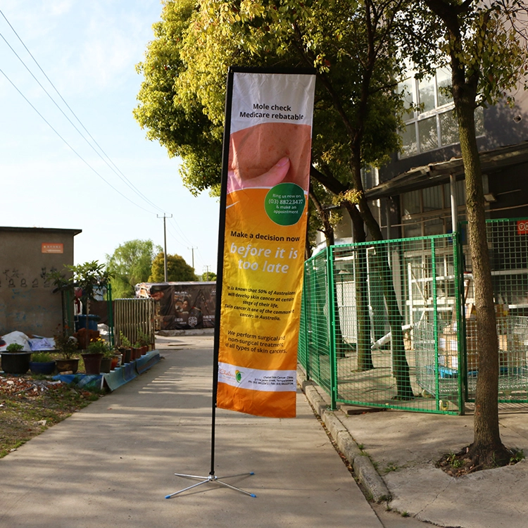 TJ Brand-Full Color Custom Rectangle  Flag-4.5m/14.8' 1