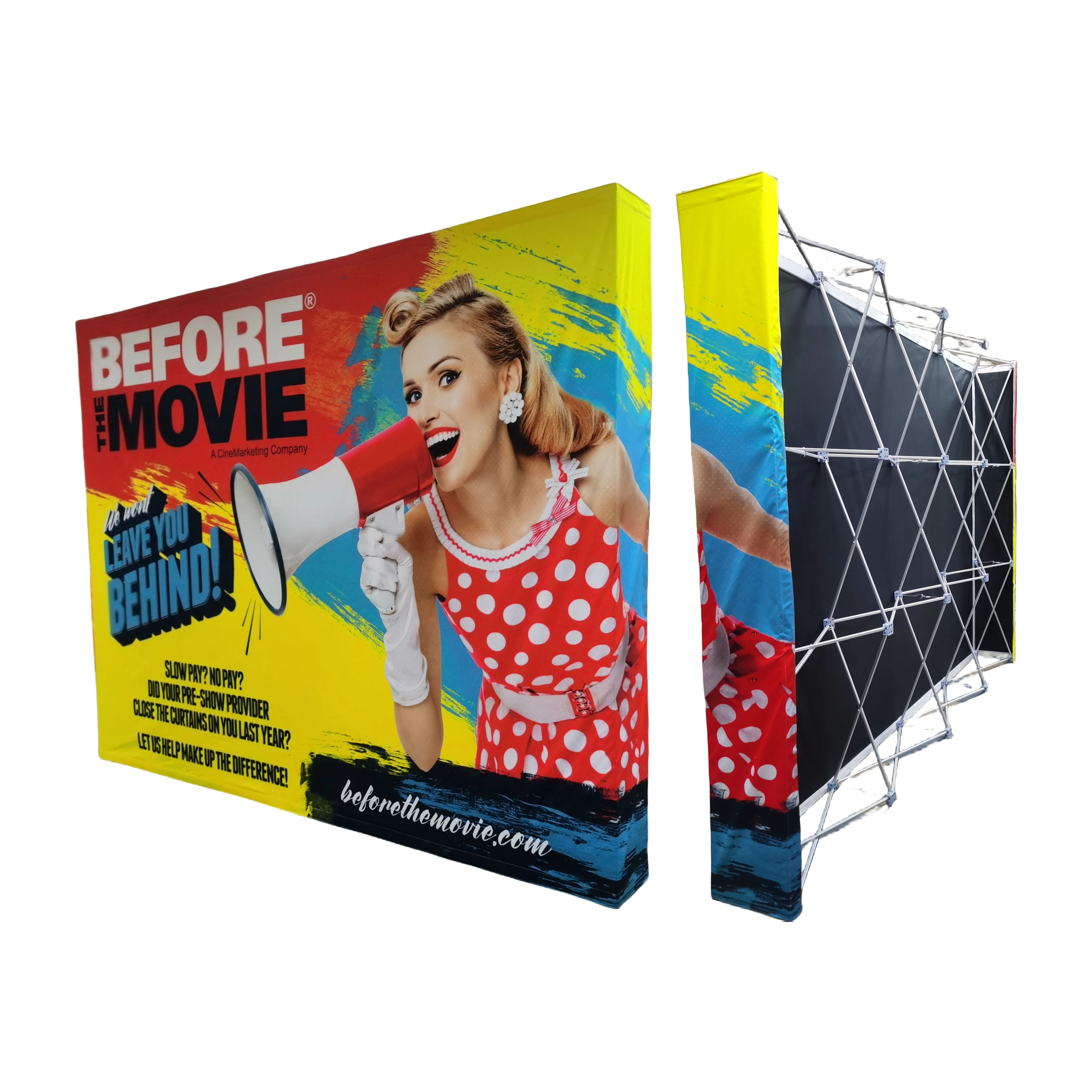 TJ Brand-Pop Up Banner Backdrop Stand 1