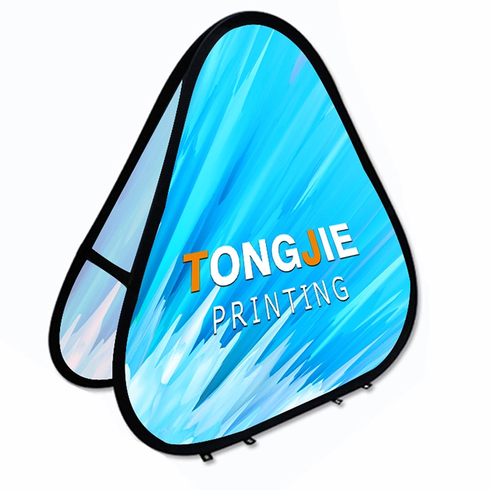 TJ Brand-Triangular Pop Out Banner-S 1