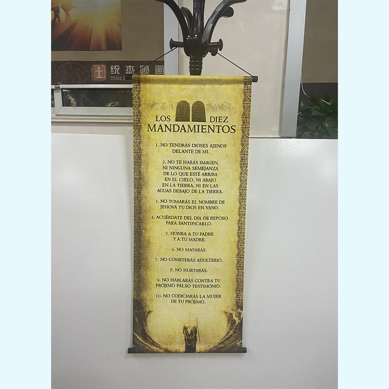 TJ Brand-Art Fabric Scroll Banner 1