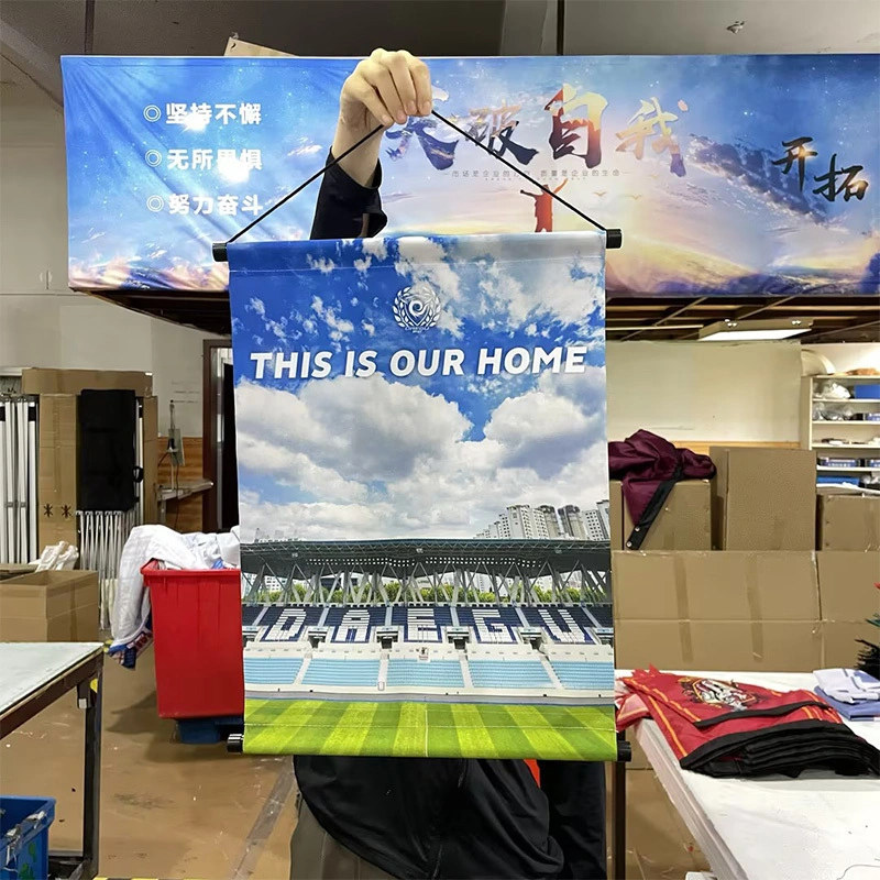 TJ Brand-230gsm Polyester Scroll Banner 1