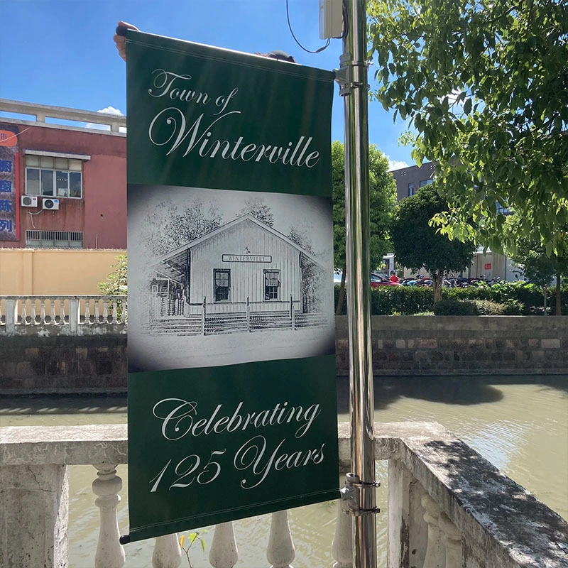 TJ Brand- Pole Banner (One Side) 1