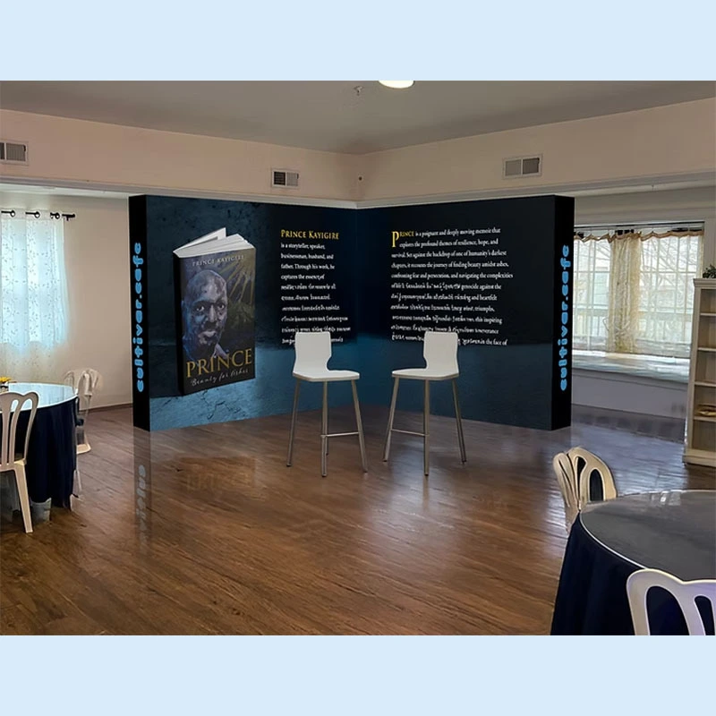 TJ Brand-Pop Up Banner Backdrop Stand 1