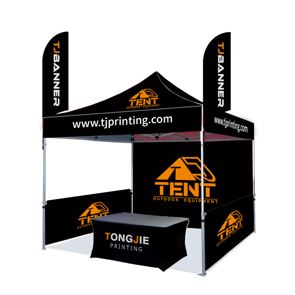 Tenda dobrável personalizada Zelt 3x3m impermeável, com estrutura de alumínio Oxford, 3x3m, ideal para feiras comerciais, eventos ou publicidade. 2