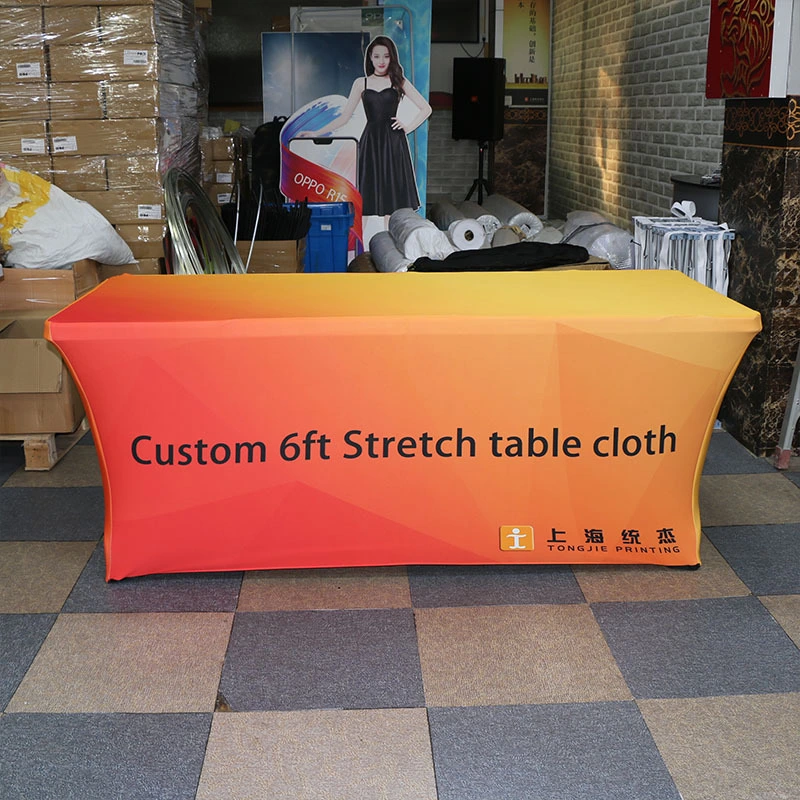 TJ Brand-6ft Spandex Fit Table Covers/Cloth 1