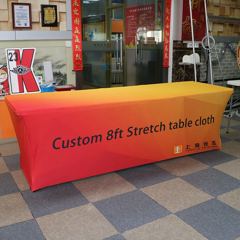 TJ Brand-8ft Spandex Fit Table Covers/Cloth 1