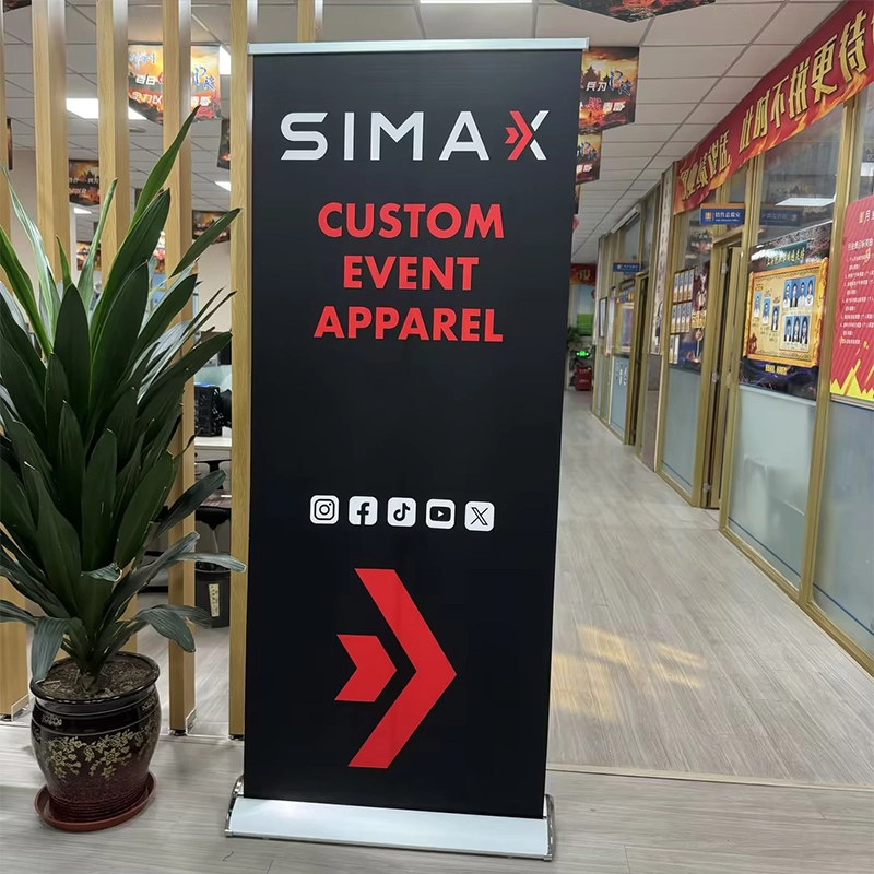 TJ Brand-Teardrop 85x200cm Roll Up Banner 1