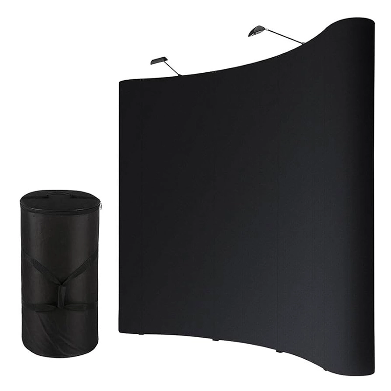 TJ Brand-Curved Pop Up Stand Banner - PVC Style 1