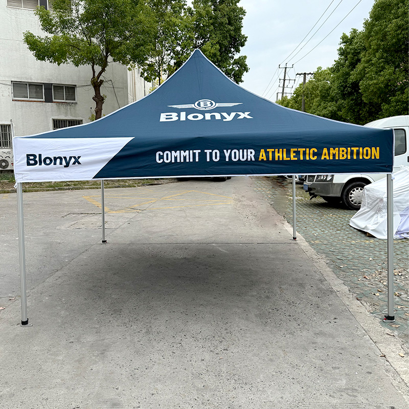 Tenda dobrável personalizada Zelt 3x3m impermeável, com estrutura de alumínio Oxford, 3x3m, ideal para feiras comerciais, eventos ou publicidade. 5