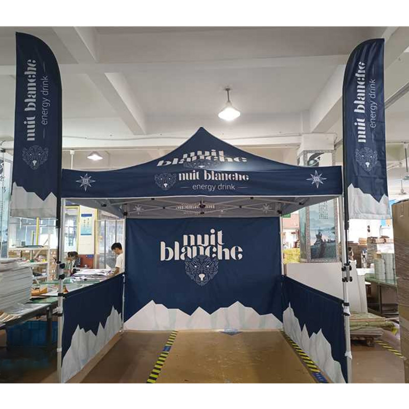 Tenda dobrável personalizada Zelt 3x3m impermeável, com estrutura de alumínio Oxford, 3x3m, ideal para feiras comerciais, eventos ou publicidade. 9