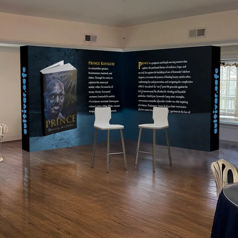 TJ Brand-Pop Up Banner Backdrop Stand 1