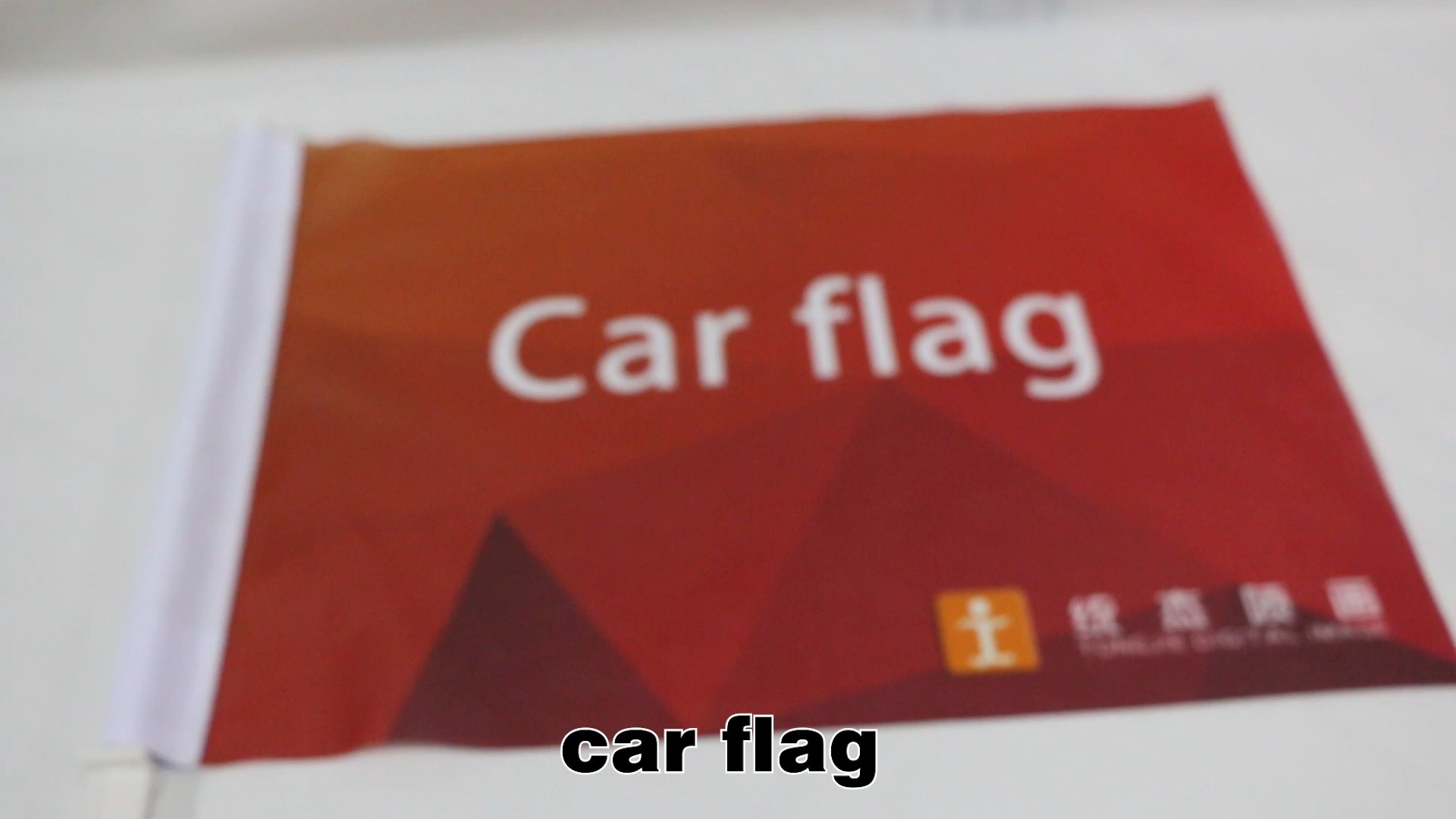 Wholesale Custom Car Flags High Resolution Printing Car Window Clip for Sports Events Promotion 1