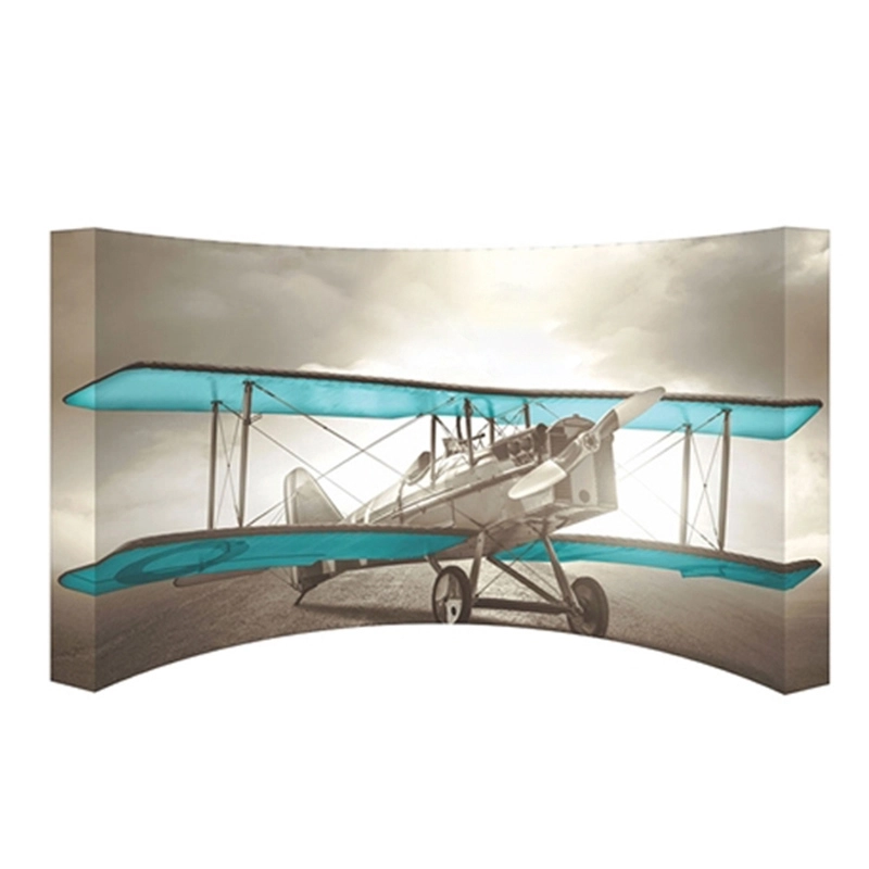 لافتة منبثقة منحنية من TJ Brand - نمط بوليستر 1