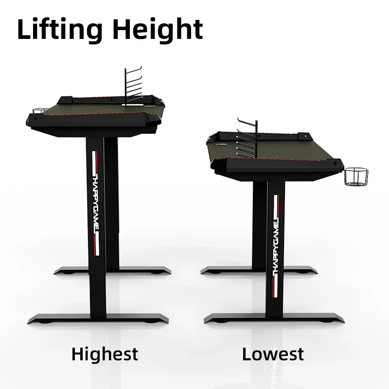 HAPPYGAME Height Adjustable Electric Standing Desk 120 x 60 cm 1